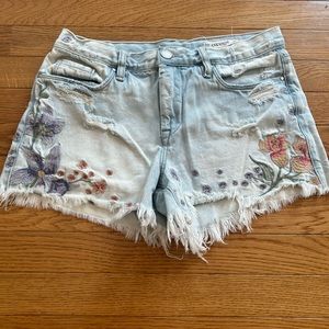 BlankNYC Embroidered Jeans Shorts